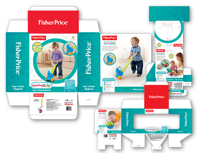 Fisher-Price toy product package versioning