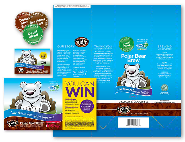 Ecoverde Coffee Bags, Point-of-Purchase, & Scratch-Off Card